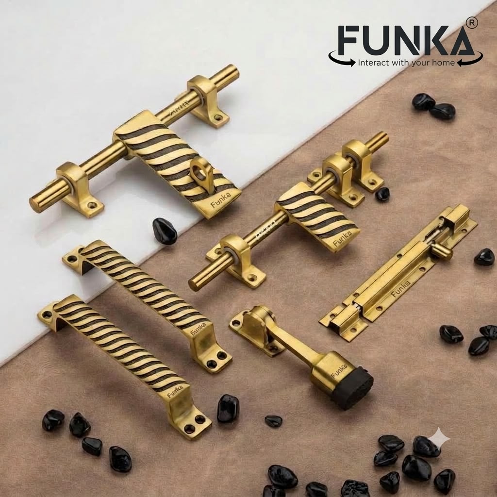 Funka® CONTOUR Aluminum Heavy Single Door Fitting Accessories Set